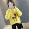Sweater Women's Loose Outer Wear Bottoming Shirt Thick Sweater Fashion Water Foreign Dress - Yellow