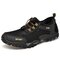 Men Mesh Breathable Non Slip Water Friendly Large Size Hiking Sneakers - Black