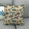 Vintage America 66 Road Pattern Linen Cushion Cover Home Sofa Soft Waist Throw Pillowcases Art Dec - #2