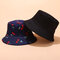Women & Men Fruit Print And Black Two-Sided Bucket Hat  - 6