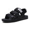 Season Fashion Personality Men's Slippers New Wear Sandals Lovers Shoes Sandals Men Sandals - Black