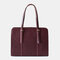 Women Multi-pocket Large Capacity 15.6 Inch Laptop Bag Briefcase Business Handbag Crossbody Bag Tote - Purple
