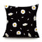 Ins Idyllic Fresh Daisy Flowers Plush Pillowcase Sofa Cushion Office Lunch Break Pillow - #13