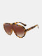 Women One-piece Lens Large Full Frame UV Protection Sunshade Fashion Sunglasses - #05