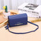 Women Multifunction Multi-Layers Card Case Crossbody Bag Phone Bag - Blue