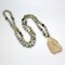 Pedra natural irregular vintage de 8 mm Pingente colar longo joias étnicas para mulheres - 3
