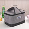 Cation Wide Hand Lunch Bag With Rice Bag Portable Lunch Box Bag Insulation Package  - Gray
