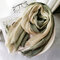Cotton And linen Scarf Ladies Autumn And Winter Gradient Color Matching Ladies Forest Women Slub Yarn Shawl - #2