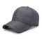 Men's Embroidery Sport Pattern Cotton Baseball Cap Sport Casual Sunshade Hats Adjustable Golf Hats - Grey