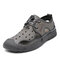 Men Outdoor Slip Resistant Hand Stitching Soft Breathable Hole Sandals - Gray