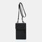 Men Multi-carry Expandable Multifunction Waterproof Casual Phone Bag Crossbody Bag - Black
