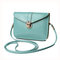 Woman PU Crossbody Bag Phone Bag Little Envelope Bag Storage Bag - Blue