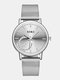 JASSY 10 Colors Stainless Steel Business Simple Fashion Alloy Quartz Watch - #01