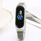 Fashion Simple Men Woman LED Digital Watch Luminous Sensor Waterproof Fitness Electronic Watch - Silver