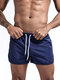 Mens Board Shorts Mini Shorts Quick Dry Garden Party Beach Swimsuit Sport Jogging Running Shorts - Royal Blue