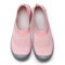 Women Walking Flat Toe Breathable Mesh Slip On Casual Flats Sneakers - Pink