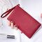  Women Large-Capacity Phone Bag Coin Purse Clutch Bag - Red