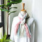 Scarf Autumn And Winter Literary Cotton And Linen Scarf Female Gradient Color Natural Wrinkle Scarf - #3