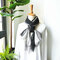 Scarf Autumn And Winter Literary Cotton And Linen Scarf Female Gradient Color Natural Wrinkle Scarf - #5
