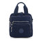 Multifunctional Waterproof Nylon Large Capacity Multi-pocket Shoulder Bags Crossbody Bags Handbags - Dark Blue