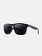 Men Full Square Frame HD Polarized UV Protection Outdoor Sunshade Sunglasses - #02