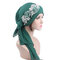 Headwear Turbans For Women Long Hair Head Scarf Headwraps Cancer Hats - Green
