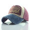 Men Washed Cotton Baseball Cap Outdoor Sunshade Adjustable Hats - #03