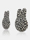 Heben Sie Nipplecovers trägerlose selbstklebende Kaninchenform verstellbare Push-Up-Hochzeitskleider-BHs - Leopard