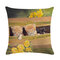 Cartoon Cat Pattern Cotton Linen Throw Pillow Cushion Cover Seat Car Home Sofa Bed Decorative Pillowcase - #1
