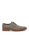 Men British Style Comfy Wearable Lace Up Formal Dress Shoes - Brown