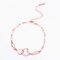 Fashion Anklets Accessories Double Zircon Hearts Copper Gold Plated Chain Anklets Jewelry for Women - Rose Gold