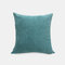 Muebles para el hogar Color sólido Almohada para sofá Oficina Siesta Sala de estar Sofá Habitación Funda de almohada - azul