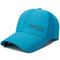 Mens Womens Summer Ultra-Thin Quick-Drying Breathable Baseball Cap Outdoor Sun Hat - Blue