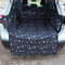 Couverture de couverture de siège arrière de chiot de voiture de voyage de SUV de chien de SUV prolongé de Longueur - Noir 2