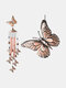 1 PZ Farfalla Antico Campanelli Eolici Ornamento Appeso Casa Giardino Esterno Giardino Decorazione Con Gancio - #01