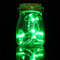 Romantic Xmas 10 LED Colours Seed Vase Lights Wedding Centrepiece Fairy Lights Home Decor - Green