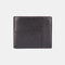 Men Genuine Leather Anti-theft Multi-slot Retro Coin Purse Foldable Card Holder Wallet - Black