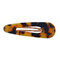 Retro Style Leopard Resin Hair Clip Brown Triangle Hair Accessories For Women - 01