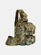 Men Outdoor Camo Pattern Printing Crossbody Bag Tacical Backpack Chest Bag Sling Bag - #04