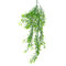 Plantas falsas de vid de hiedra de sauce llorón artificial al aire libre Decoración para el hogar colgante de pared interior - Verde