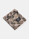 Men Casual Camouflage Multifunction Canvas Wallet Purse - Khaki