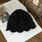 Hand-crocheted Beanie Hat Retro Literary Casual Turban Hat - Black
