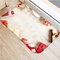 40 * 60cmのメリークリスマスパターン滑り止めカーペットの入口のドアマットの浴室のマットの敷物の床の装飾 - ＃3