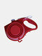 Four-in-one Dog Leash Water Bottle Bowl Garbage Bag Hook Portable Design Outdoot Pet Supplies - Red