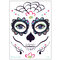 Halloween Temporary Tattoo Face Masquerade Makeup Art Waterproof Skull Sticker - 02