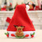 Non Woven Fabric Santa Snowman Reindeer Ornaments Kids Christmas Hats Xmas Festival Gifts - #2