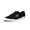 Men Daily Colorful Lace Up Comfort Casual Canvas Skate Shoes - Black