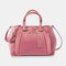 Женщины Дизайн 15,6-дюймовая сумка для ноутбука с твердым покрытием Многофункциональная сумка через плечо Сумка - Розовый