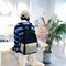 Season New Plaid Canvas Backpack High School Students Campus Backpack Outdoor Small Fresh Sen School Bag - Two black