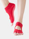 Women Pure Cotton Breathable Sweat Absorbing Sports Yoga Socks Backless Open Toe Yoga Socks - #18